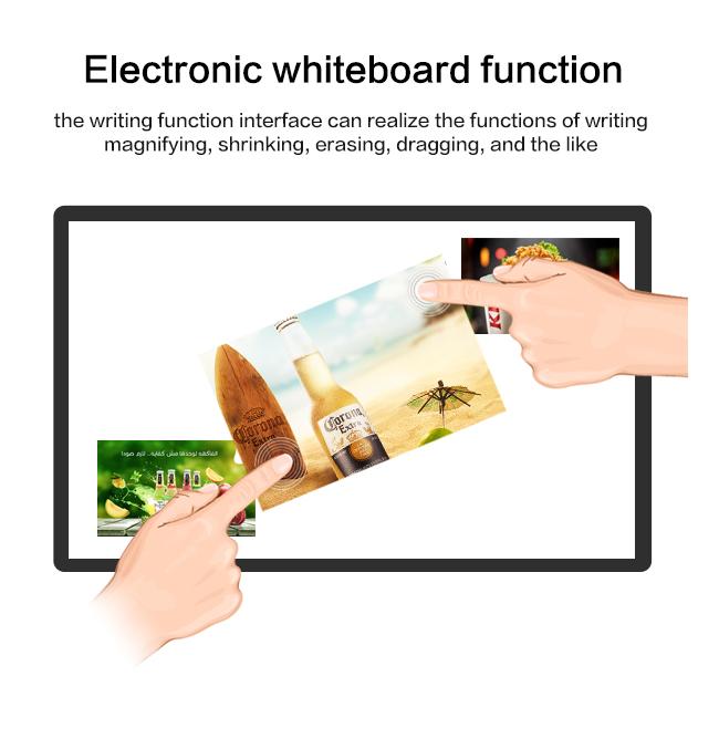 Tavola interattiva di pubblicità a 43 pollici di tocco del giocatore del tavolino da salotto di Android per la riunione dell'esposizione di pubblicità