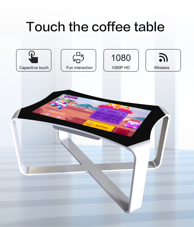 Tavola astuta del touch screen della tavola del sistema di androide di Wifi della tavola di tocco caffè superiore interattivo LCD del chiosco del multi
